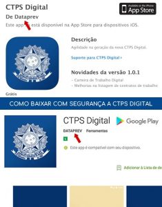 Como baixar a CTPS Digita com segurança
