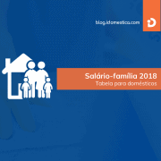 Salário-família Doméstica 2018 - Nova tabela em vigor