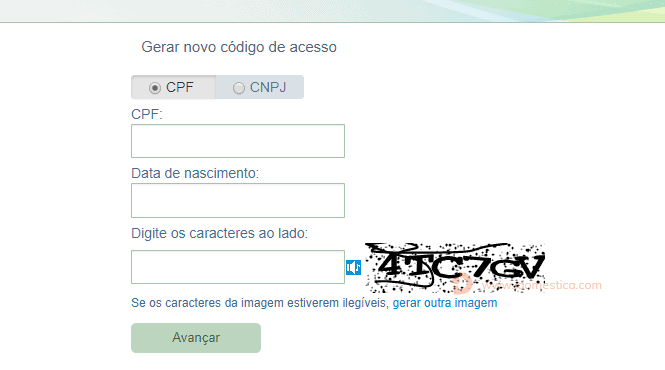 Código de Acesso Expirado no eSocial - Solução Passo a Passo Informe o CPF, Data de Nascimento e confirme os caracteres.