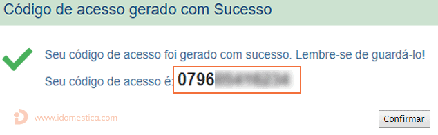 Código de Acesso Expirado no eSocial - Solução Passo a Passo Anote e guarde o novo código de acesso