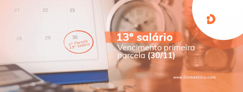 ecimo terceiro doméstica - primeira parcela