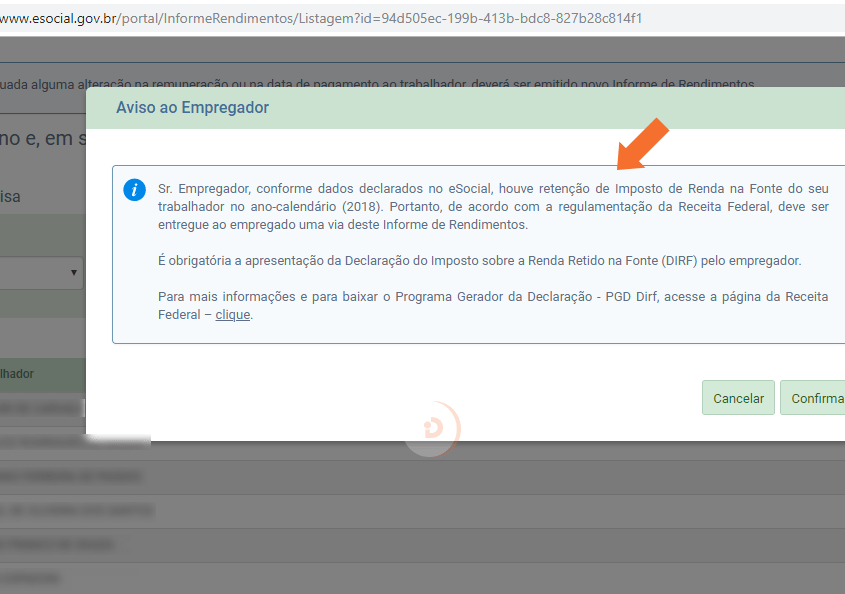 DIRF 2019 - eSocial está alertando empregadores domésticos sobre a entrega