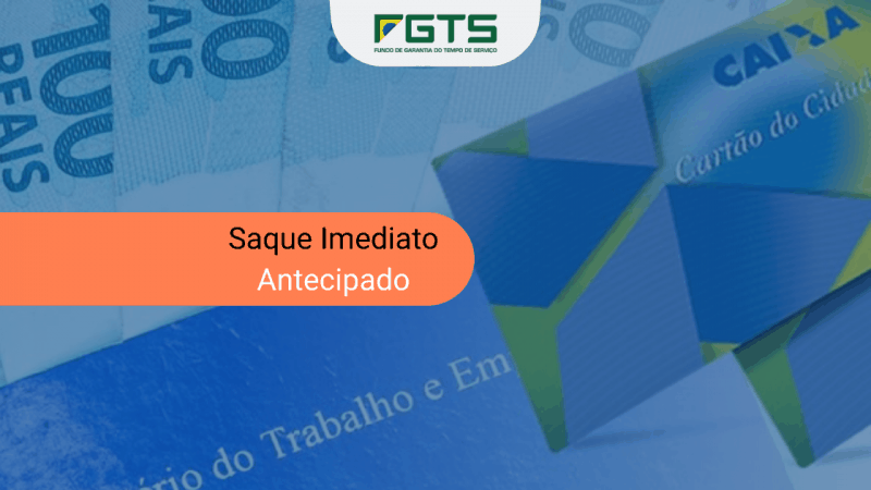 Empregada doméstica - CAIXA antecipa saque imediato do FGTS O Saque Imediato do FGTS foi antecipado